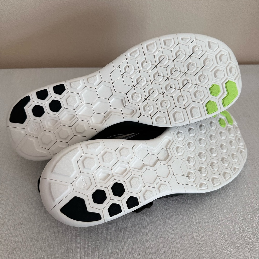 NIKE Barefoot Running 5.0 Gray/Green Mesh lace Up Athletic Sneakers Men’s 15 - Picture 15 of 15